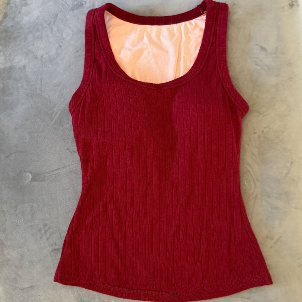 OGL Scoop-neck Cotton Stretch Brami Tank - NWOT - Small